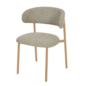 Livingfurn eetkamerstoel Micah - beige - set van 2 - 58x54.4x78