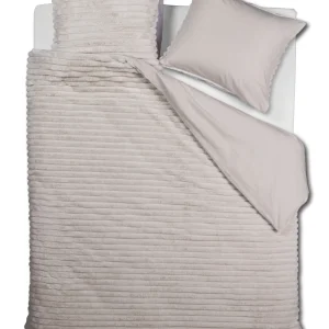 Rivièra Maison  Furry Stripes - 200 x 200/220 cm - Gebroken wit