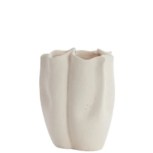 Light & Living vaas SANGULI - 28x27.5x36.5cm - wit