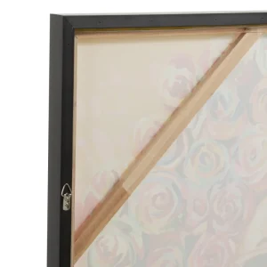 J-Line wanddecoratie Graffiti Vrouw Lipstick - canvas/verf - mix