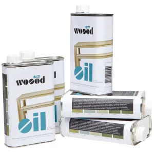 WOOOD olie - Wit - 400ml - Blik - Set van 2