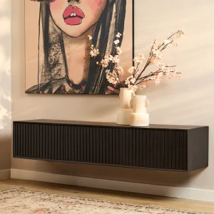 Starfurn  tv meubel Madison - zwart - 35x160x30cm