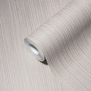 A.S. Création behang effen grijs en zilver - 53 cm x 10.05 m - AS-388195