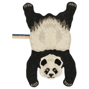 Doing Goods Plumpy Panda Vloerkleed - Klein 97 x 55 x 2 cm - 100% wol