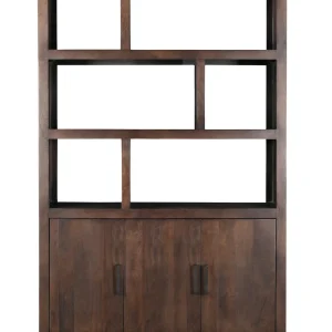 Livingfurn kabinetkast Jaxx - 145cm - Mangohout - Bruin