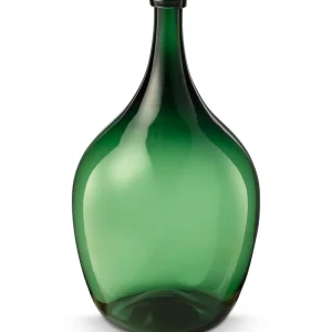 vtwonen Vaas - Glas - Groen - 31x52.2cm