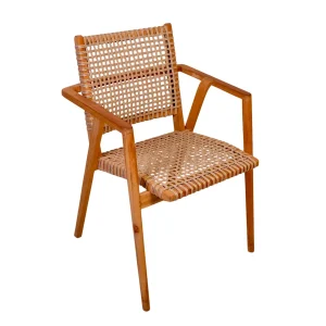 Livingfurn tuinstoel Stacking - bruin - 58x63.5x84.5