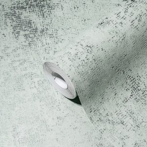 A.S. Création behang met structuur blauw, grijs en zilver - 53 cm x 10.05 m - AS-388327