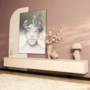 Starfurn  tv meubel Madison - beige - 35x280x30cm