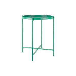 Leitmotiv bijzettafel Meseta - groen - 40x40x49cm