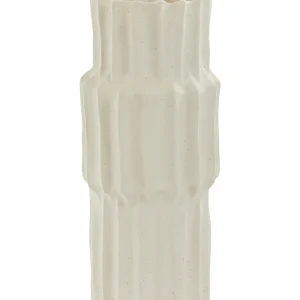 Light & Living vaas LONGA - Ø14.5x36cm - wit