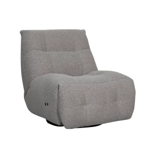 LABEL51 Elektrische Fauteuil Relax & Recharge - Grijs - 90x110x95cm