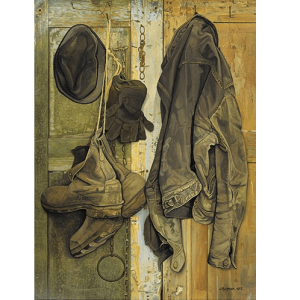 Stilleven met leren jas van Jelmer