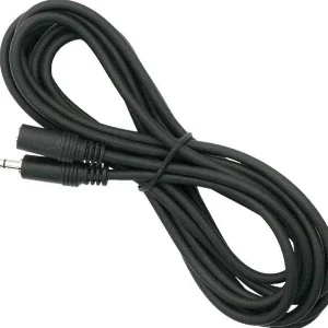 3,5 inch Jack Male naar 3,5 inch Jack Female Verlengkabel 3 meter - Zwart