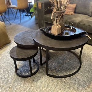 Salontafel set Triole All Black -show-