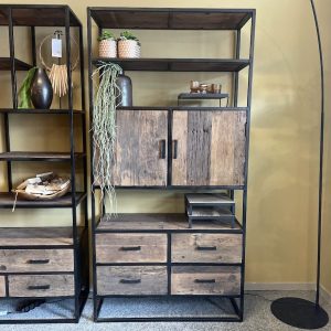 Open rek met deuren Rough