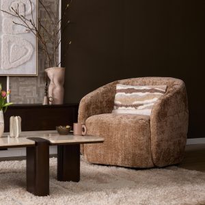 Draaibare Fauteuil Yara Cinnamon