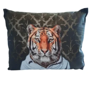 Furnilux Set van 2 Sierkussens - Tyger - 45x35x10cm