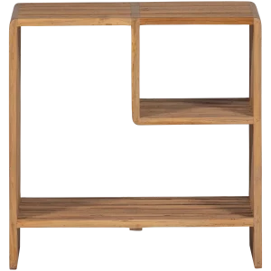 WOOOD sidetable recycled teak Jasmijn - Naturel - 55x55x30