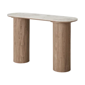 Artichok Ronda Houten Sidetable Bruin - 120 x 78 cm