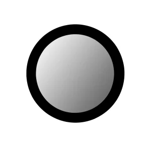 Starfurn  spiegel Dide - zwart - 3x80x80cm