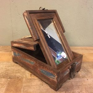 Antiek Kapperskistje India