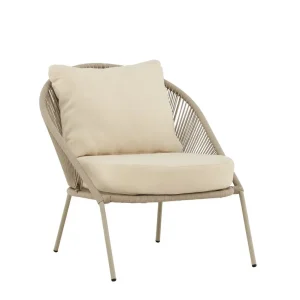 Rebellenclub Loungestoel Cannella - Set van 2 - Beige