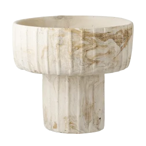 Artichok Hiba Vaas Bruin/Beige - Ø 21 x 19 cm