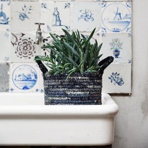 Schaal bamboe schijfjes groot