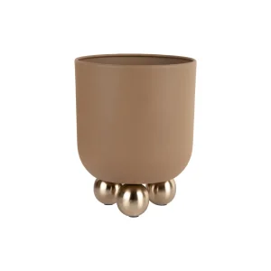 Present Time bloempot Estilo Small - bruin - Ø18.5cm