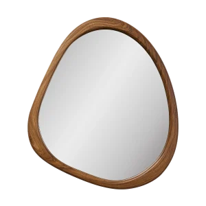 Artichok Adeline Organische Wandspiegel Bruin - 47 x 44 cm