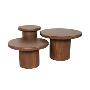 Starfurn  salontafel Maya - bruin - 70x70x45cm