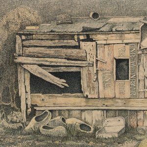 Kippenhok van Durk Feenstra 1974