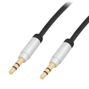 3,5 inch Jack naar 3,5 inch Jack Kabel 1 meter - Zwart Premium