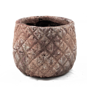 Roze ananas bloempot