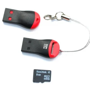 3-in-1 Kaartlezer USB2.0 MicroSD SDHC T-Flash