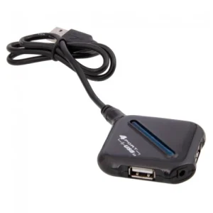 4Poort USB 2.0 Hub Zwart