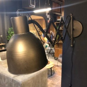 Wandlamp uitschuif Metal