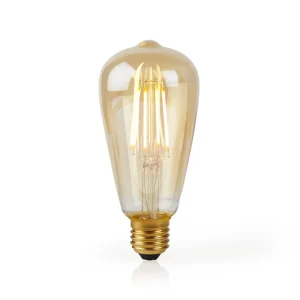 Smart filament lamp - E27 LED - Extra warm wit - SmartLife - ST64