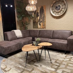 Hoekbank Amsterdam Concrete Espresso