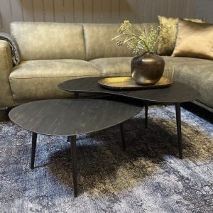 Salontafel Set Organus black